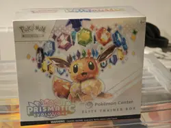 Pokemon Center Prismatic Evolutions ETB Elite Trainer Box Sealed + case - Image 2