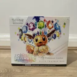 Prismatic Evolutions Elite Trainer Box ETB Pokemon Center Exclusive, Sealed - Image 1