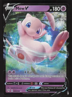 Mew V 069/189 Pokemon TCG SWSH03: Darkness Ablaze NM - Image 1