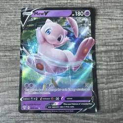 Pokemon Mew V Ultra Rare SWSH03: Darkness Ablaze 069/189 NM - Image 1