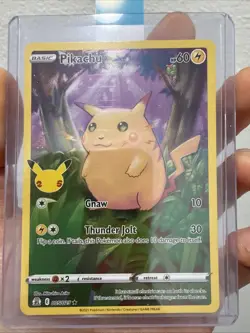 Pokemon TCG Celebrations Pikachu Holo Rare Card 005/025 25th Anniversary NM - Image 1