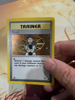Pokemon TCG Gym Heroes Brock 15/132 Holo Rare 2000 - Image 4