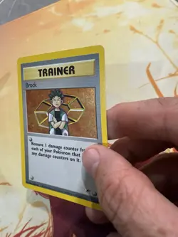 Pokemon TCG Gym Heroes Brock 15/132 Holo Rare 2000 - Image 5