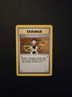 2000 Pokemon TCG Brock Trainer Holo Rare Vintage #15/132 WOTC Gym Heroes - NM/MT - Image 4