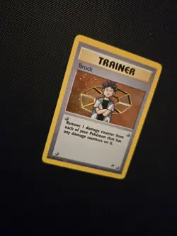 2000 Pokemon TCG Brock Trainer Holo Rare Vintage #15/132 WOTC Gym Heroes - NM/MT - Image 5