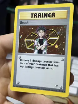 #2 Brock 15/132 Gym Heroes 2000 Holo Rare WOTC Pokemon Card TCG - Image 5