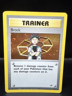 Pokemon Brock 15/132 Gym Heroes 2000 Holo Rare WOTC Pokemon Card - Image 1