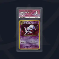 Pokemon Card Dark Espeon Holo Rare Neo Discovery - #196- Japanese ACE 8 2001 - Image 1
