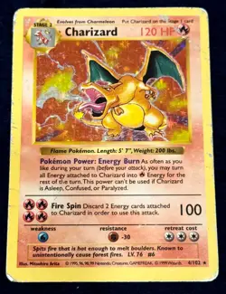 Pokemon Card WOTC Complete Shadowless Base Master Set 102/102 Vintage Charizard - Image 2