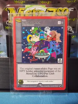 The Far Out Bunch MetaZoo 1st Edition UFO Holo Token Promo Card. NM/MINT Sealed - Image 1