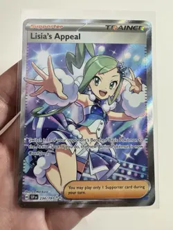 Pokemon TCG Lisia's Appeal 234/191 Sv08: Surging Sparks Holo Ultra Rare Card - Image 1