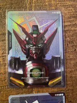Gundam TCG Card Game Dual Impact Foil Resource GD02 C+ R-011 Gundam Epyon - Image 2