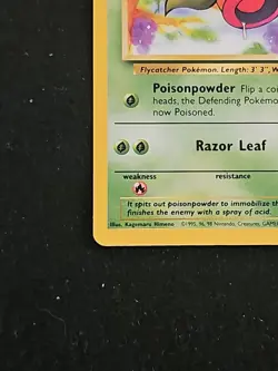 Weepinbell 48/64 Jungle Regular Unlimited Card WOTC Pokemon TCG - Image 5