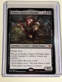 MTG Rankle, Master of Pranks (101/533) Throne of Eldraine LP - Image 2