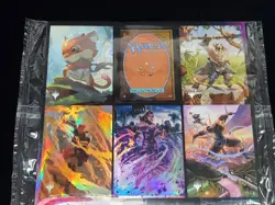 MTG Foil Sticker Sheet Pack of (10) SEALED Magic the Gathering Foil - Image 1