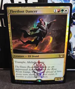 magic the gathering - FOIL! - Fleetfoot Dancer - Creature - Elf Druid - Rare - Image 1