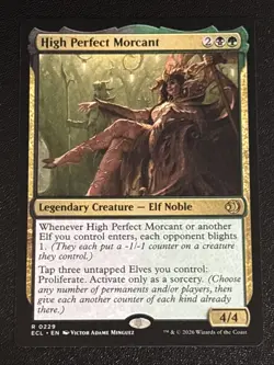 MTG Lorwyn Eclipsed High Perfect Morcant 0229 NM Rare - Image 1