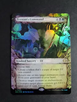 Trystan's Command (Showcase Foil) Rare MTG Lorwyn Eclipsed - Image 1
