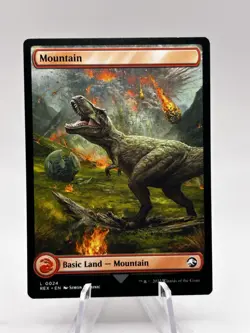 Mountain 0024 Universes Beyond: Jurassic World Collection REX MTG NM - Image 1