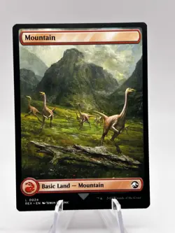 Mountain 0024 Universes Beyond: Jurassic World Collection REX MTG NM - Image 2
