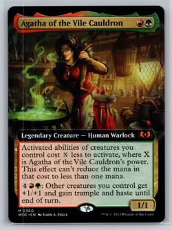 Agatha of the Vile Cauldron (Extended Art) M Wilds of Eldraine 360 NM - Image 1