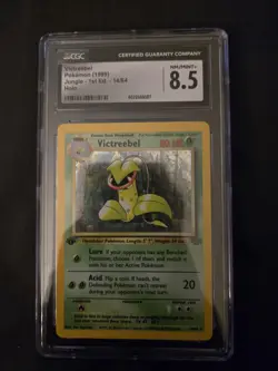 CGC 8.5 Victreebel 1999 Jungle 1st Edition 14/64 Holo Pokemon Card - Image 1