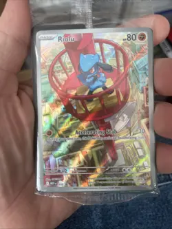 SEALED Riolu 010 Mega Evolution ETB Promo - Pokemon TCG - Image 1