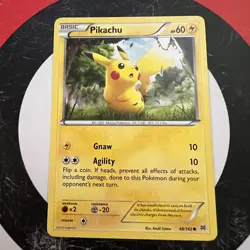 POKEMON TCG: XY BREAKTHROUGH PIKACHU 48/162 COMMON NM - Image 1