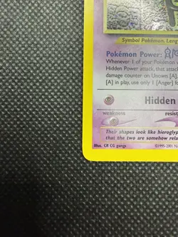 Pokemon TCG Unown a 14/75 Neo Discovery - Image 3