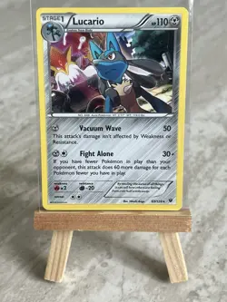 Pokemon TCG Lucario 63/124 Fates Collide Holo (English) - NM - Image 1