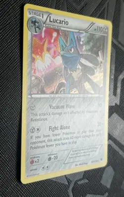 Pokemon TCG Lucario 63/124 Fates Collide Holo (English) - NM - Image 5