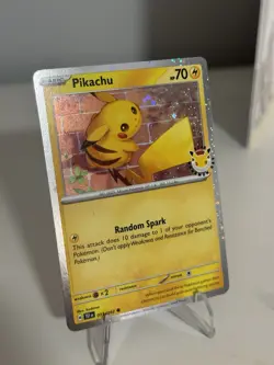 Pokemon Tcg Pikachu 051/162 Stamped 2026 Pokemon Day 30 Promo - Image 1