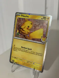 Pokemon Tcg Pikachu 051/162 Stamped 2026 Pokemon Day 30 Promo - Image 2