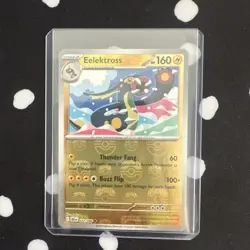 Pokemon Eelektross 032/086 Black Bolt Reverse Holo Masterball Pattern NM - Image 1