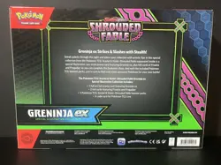 Pokemon Shrouded Fable Greninja EX Special Illustration Collection SEALED 250001 - Image 2