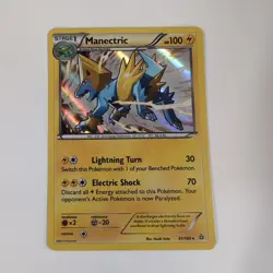 Pokemon TCG Manectric 61/160 Holo Rare XY Primal Clash - Image 1
