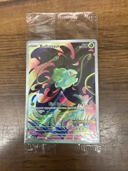 Pokemon TCG Bulbasaur Mega Evolution Stamped SEALED! Promo 133/132 J - Image 1