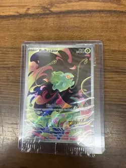 Pokemon TCG Bulbasaur Mega Evolution Stamped SEALED! Promo 133/132 L - Image 1