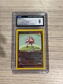 Hitmonchan Pokemon 2003 Best of Game Promo #2 Winner Reverse Holo CGC 9 Mint - Image 1