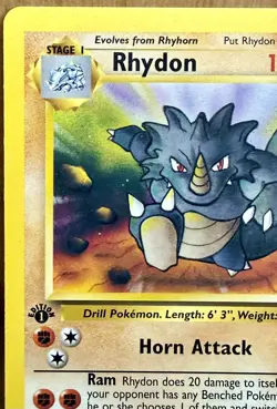 Rhydon 45/64 Jungle Set 1st Edition 1999 Vintage Pokemon TCG - Image 2