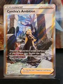 Cynthia's Ambition GG60/GG70 Crown Zenith: Galarian Gallery Pokemon Card - Image 2
