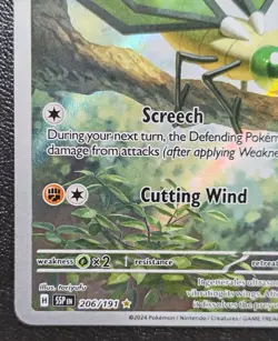 Vibrava 206/191 Pokemon TCG Surging Sparks Illustration Rare Card - ENGLISH NM/M - Image 5