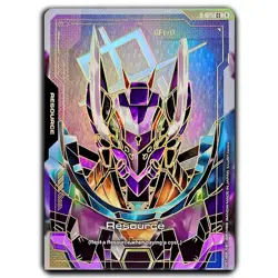 GUNDAM CARD GAME RESOURCE CARD - GFreD R-025 C++ FOIL - GD03 STEEL REQUIEM - Image 1