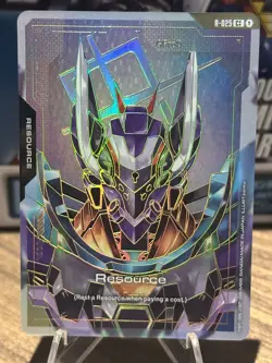 GUNDAM CARD GAME RESOURCE CARD - GFreD R-025 C++ FOIL - GD03 STEEL REQUIEM - Image 1