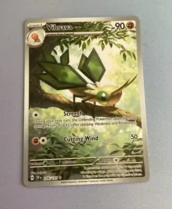 Pokemon TCG Vibrava 206/191 Surging Sparks Illustration Rare Card NM - Image 1