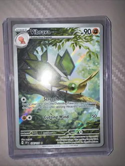 Pokemon TCG Vibrava Illustration Rare Card 206/191 Surging Sparks Read Desc - Image 1