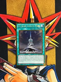 PGL2-EN057 The Grand Spellbook Tower Gold Rare 1st Edition NM Yugioh Card - Image 1