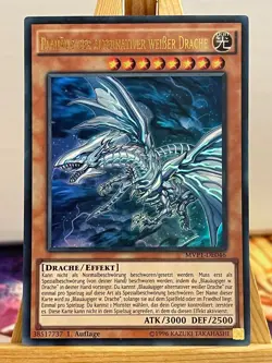 Blauaugiger Alternativer Weißer Drache MVP1-DE046 Ultra Rare Deutsch NM YUGIOH - Image 1