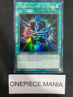 Yu-Gi-Oh! Verrouillage de Deck DUOV-FR090 1st Ultra Rare - Image 1