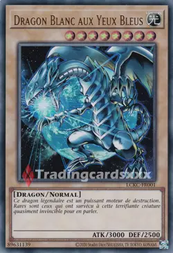 Yu-Gi-Oh! Dragon Blanc aux Yeux Bleus - V.2 : UR LCKC-FR001 - Image 1